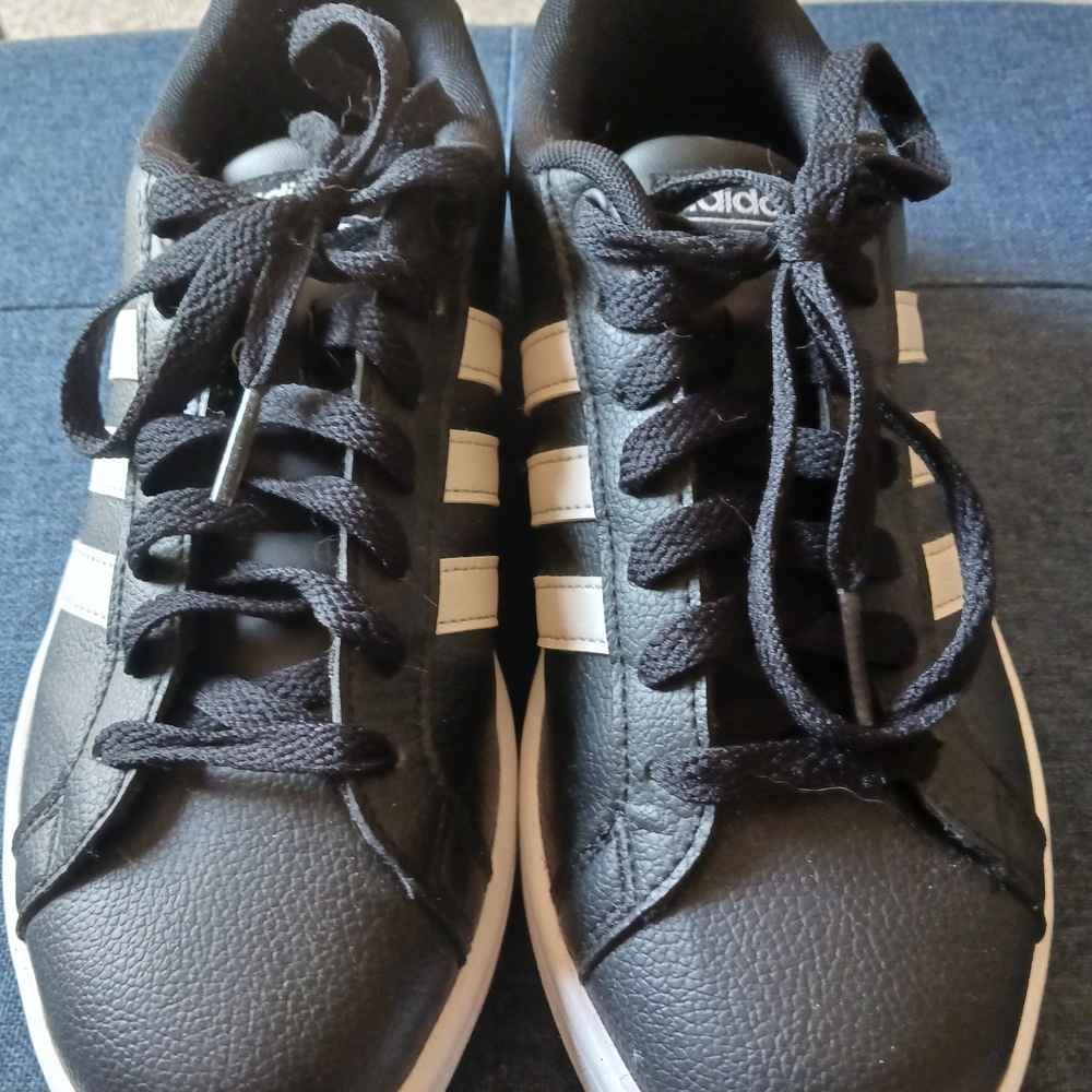 Adidas Black and White Sneakers